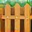 Timber fence icon